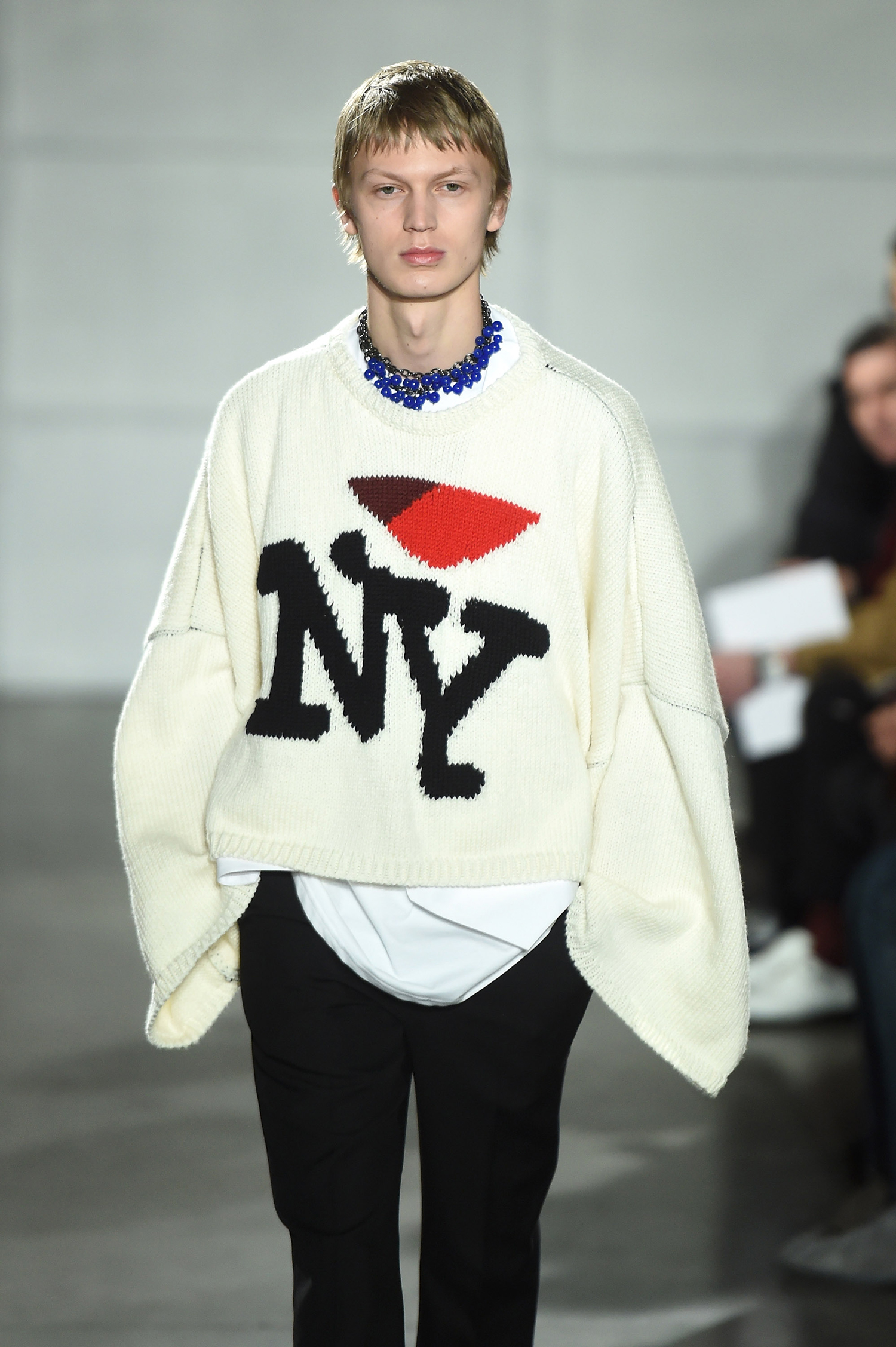 raf simons heart sweater